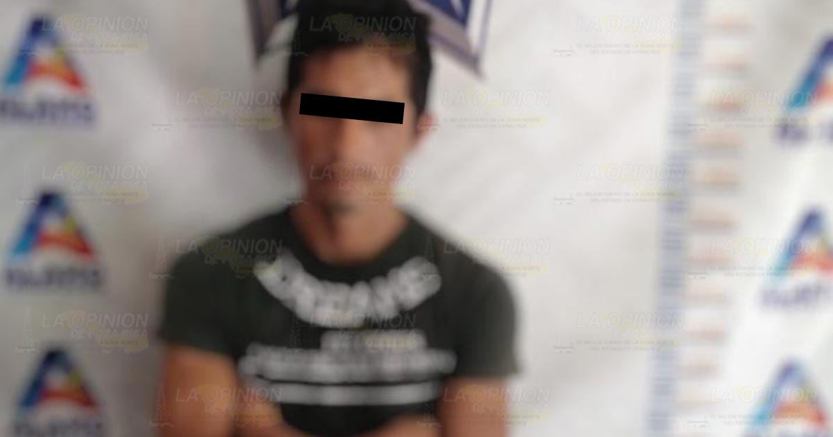 Detenido por presunto robo de baterías y estéreos de carro