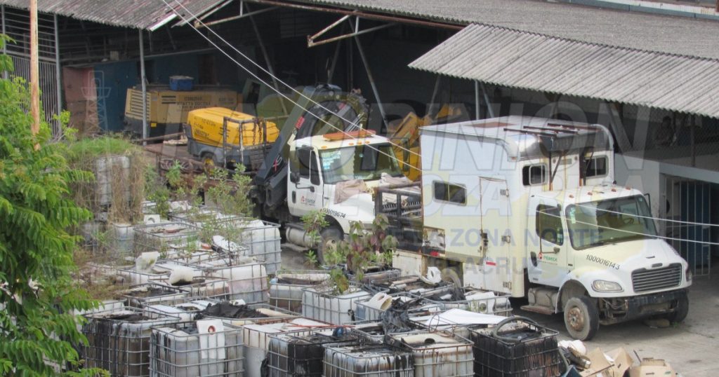 Infraestructura de Pemex en decadencia