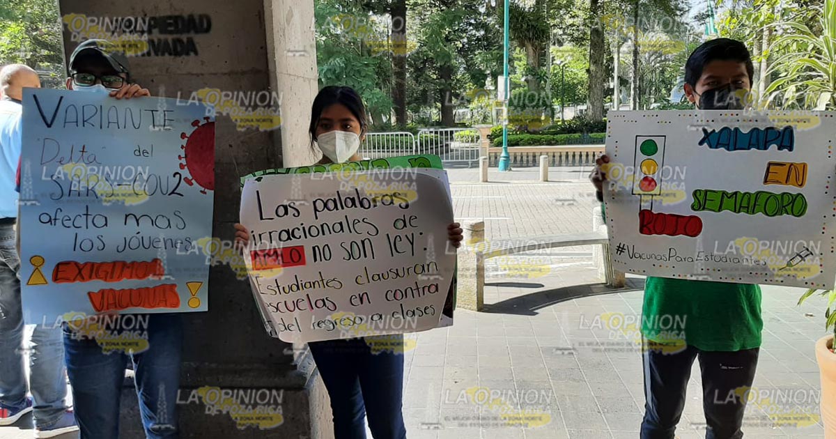 Irresponsable volver a clases: estudiantes