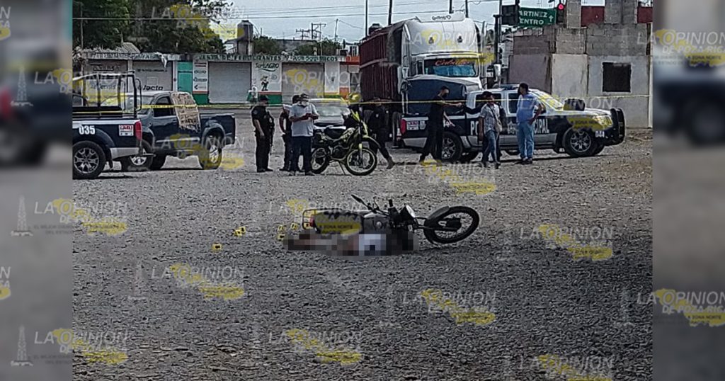 Ejecutado en la báscula de la entrada a El Diamante