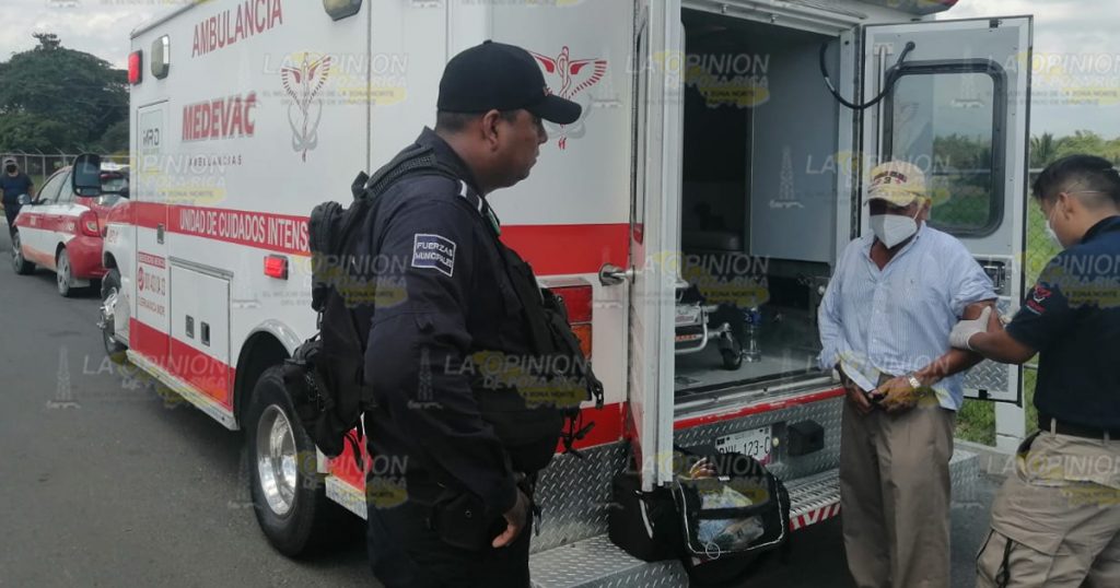 Pipa choca con autobús de TBN