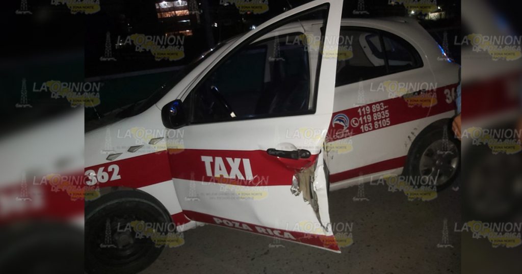 Pipa destroza taxi en PR