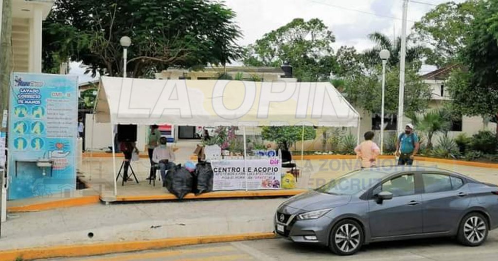 Ayuntamiento y DIF de Naranjos abren centro de acopio