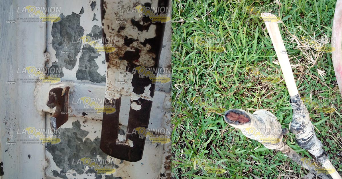 Roban equipos en planta de bombeo de la CAEV