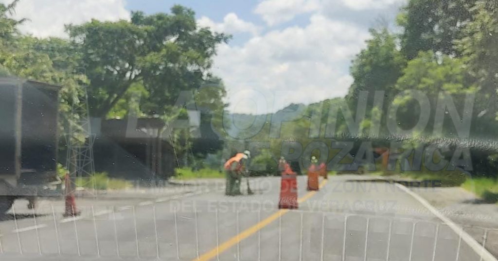 Rehabilitan la México-Tuxpan, en diversos tramos