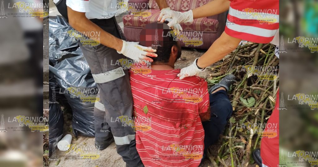 Golpeado por amigo de parranda