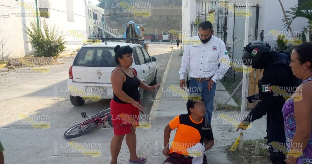 Menor arrollado por un taxi