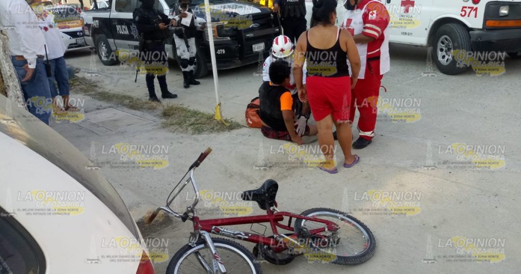 Menor arrollado por un taxi