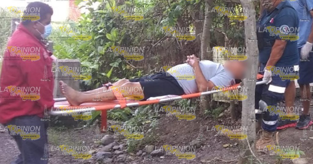 Abuelito cae y pierde el conocimiento