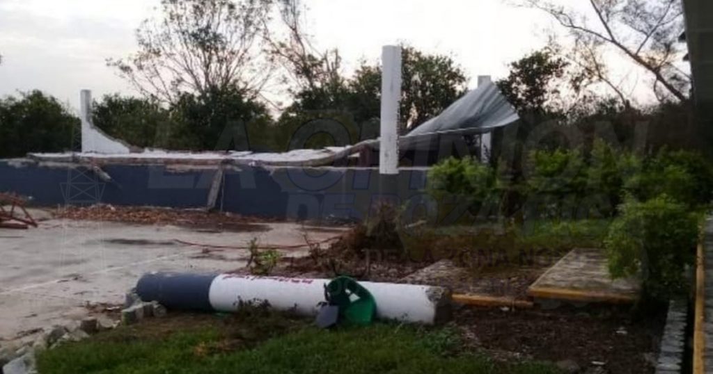 Setenta planteles escolares afectados por Grace, en Cazones