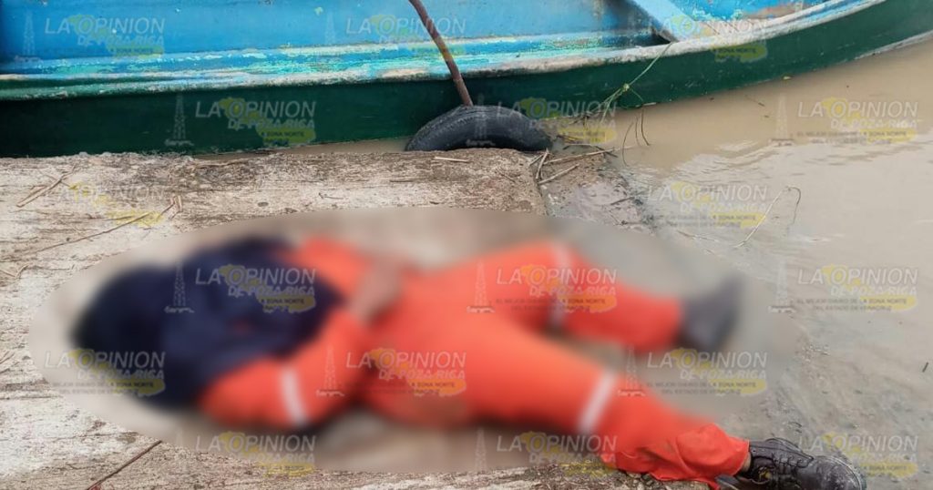 Lanchero hallado muerto en el río Tuxpan