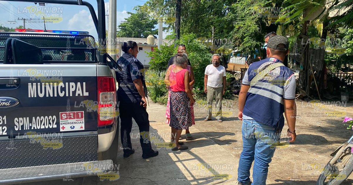 Localizan a abuelita deambulando en la calle