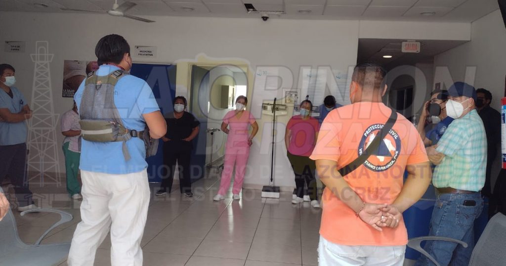 Realizan simulacro en Hospital Integral