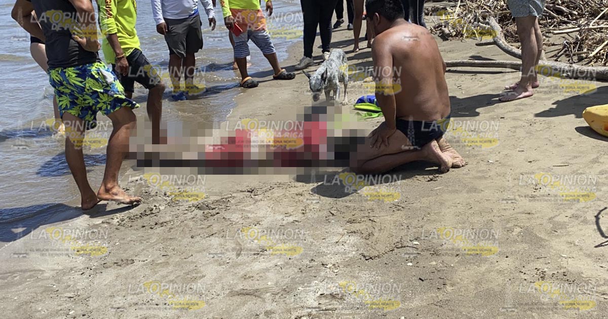 ¡Tragedia en playa de Tuxpan!
