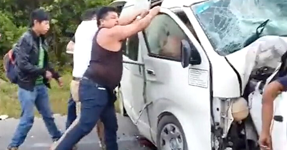 Accidente en la carretera Tulum-Felipe Carrillo Puerto dejó cinco muertos