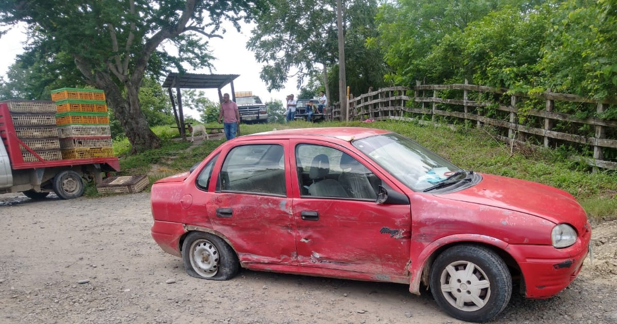 Aparatoso choque arroja solo daños