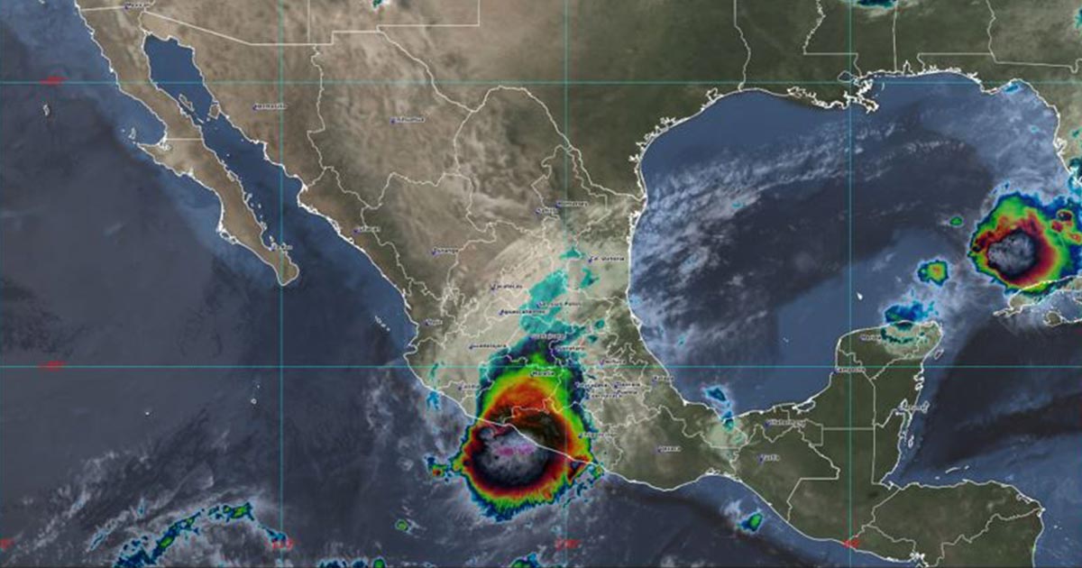 Huracán Rick toca tierra en Guerrero Huracán Rick toca tierra en Guerrero2