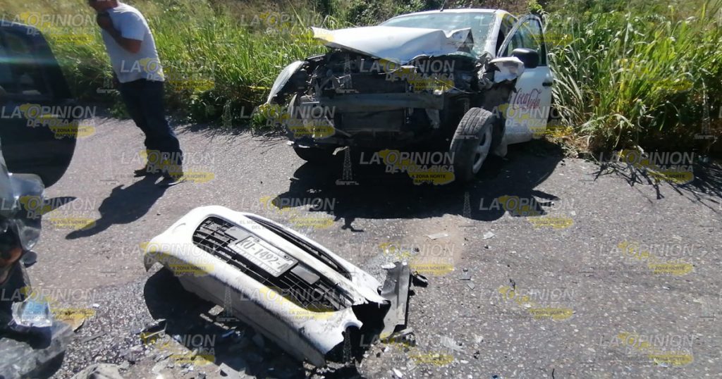 Chocan de frente dos unidades