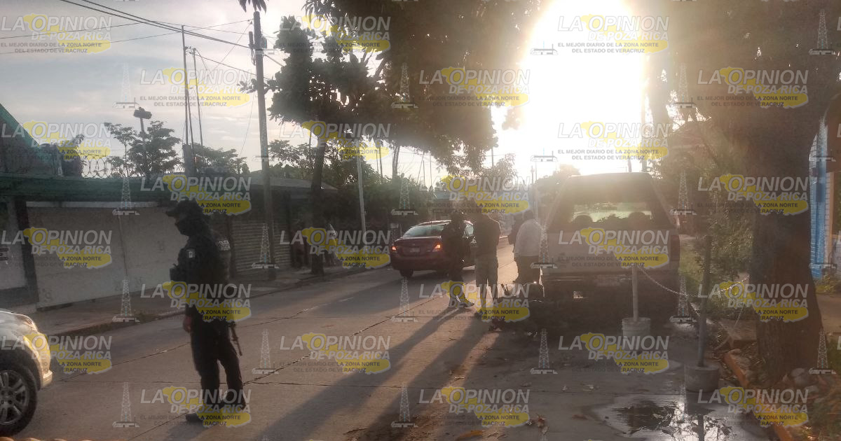 Derrapó en su motocicleta