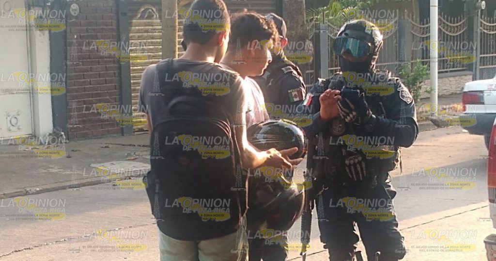 Derrapó en su motocicleta