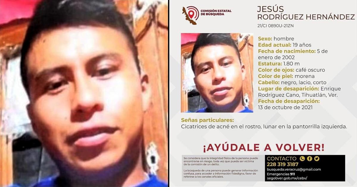 Desaparece joven en la colonia Rodríguez Cano