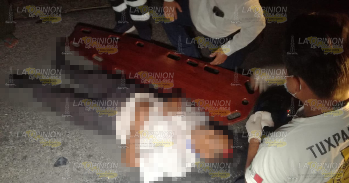 Embestido por una camioneta