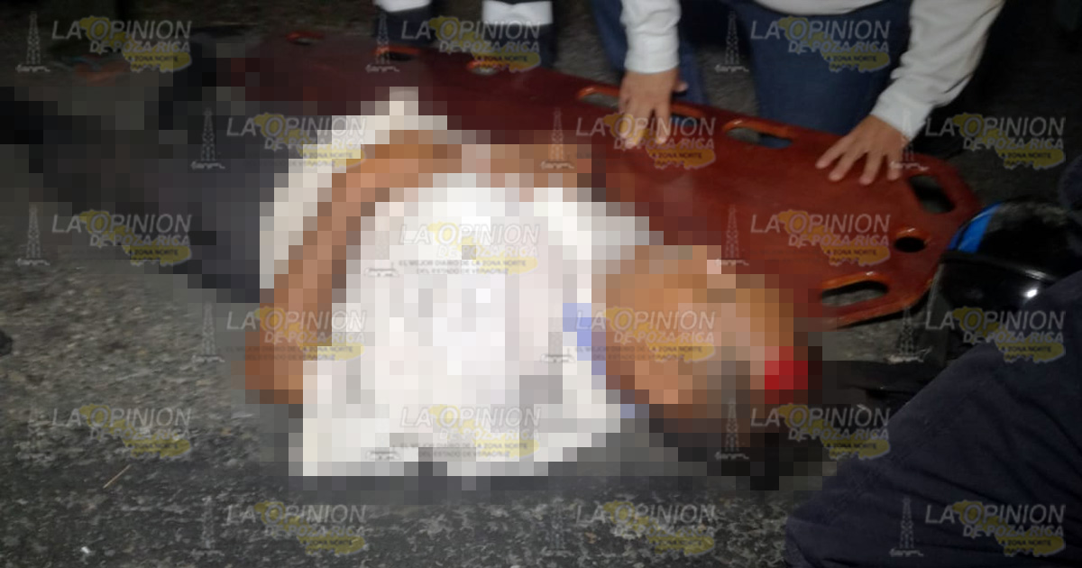 Embestido por una camioneta