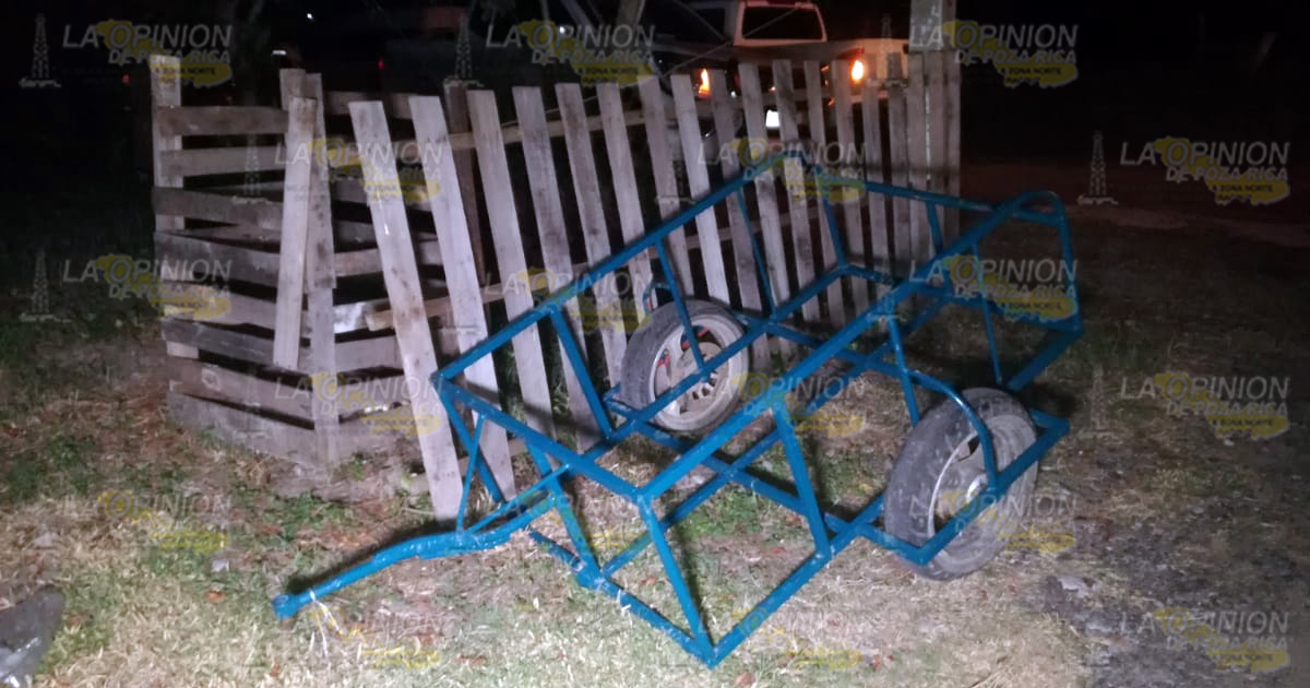 Embestido por una camioneta