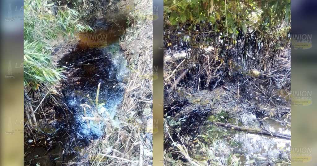 Falso que PEMEX haya saneado contaminación por derrame en Coatzintla