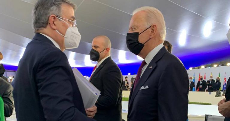 Ebrard agradece a Joe Biden “su trato y consideración”