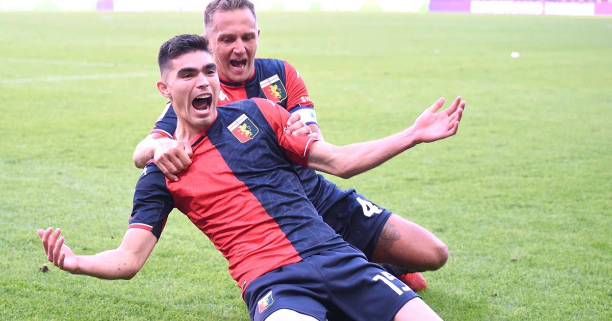 Johan Vásquez debuta con el Génova