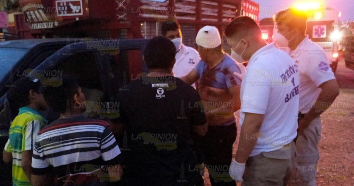 Le dieron un machetazo en la cabeza