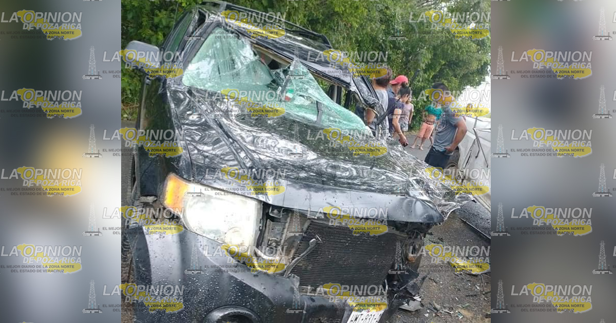 Accidente en carretera La Meza-Teayo