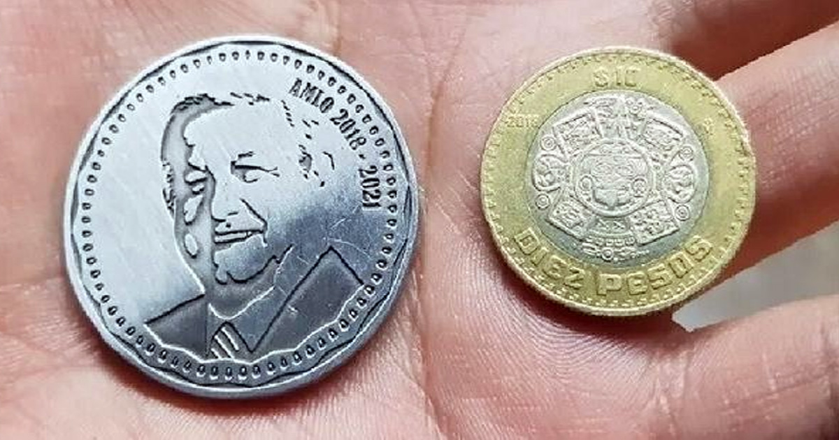 Esto cuestan y así se comercializan las monedas con el rostro de AMLO