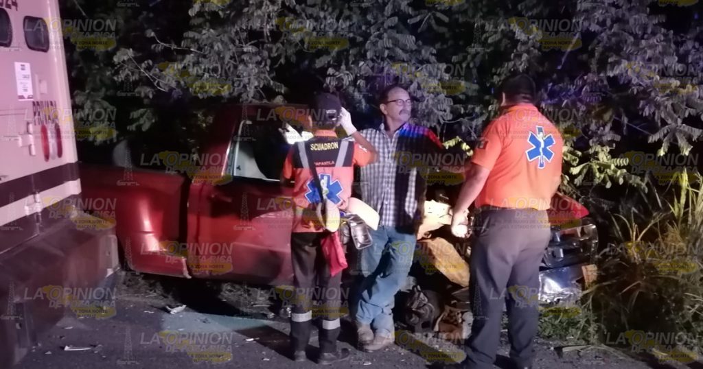 Fuerte encontronazo entre dos unidades