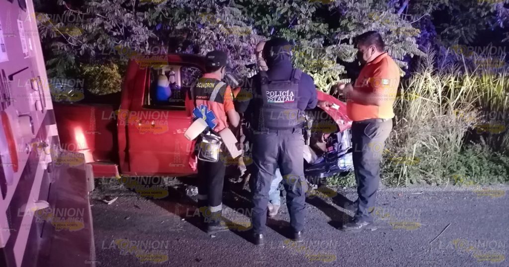 Fuerte encontronazo entre dos unidades