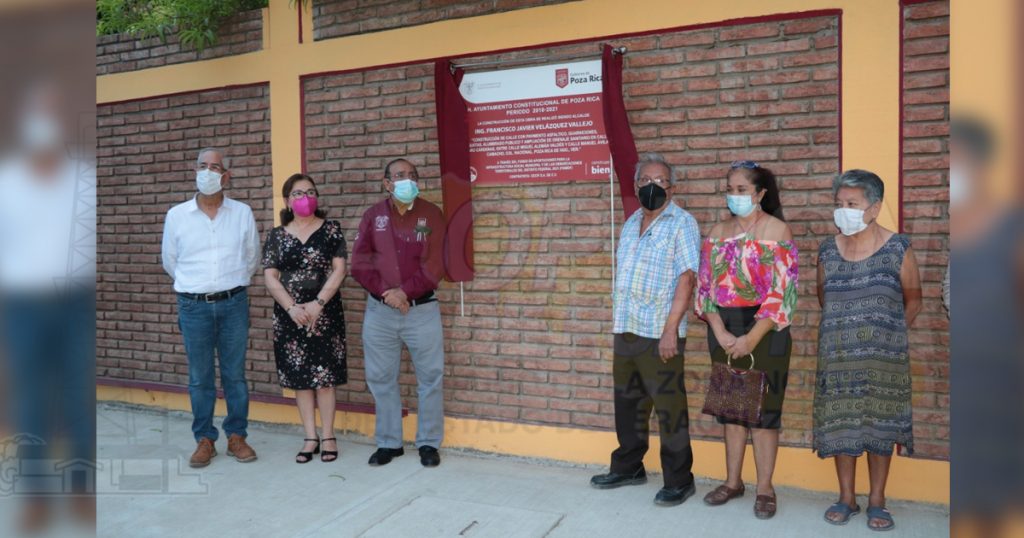 Entrega alcalde Velázquez Vallejo, obras por más de 9 millones de pesos