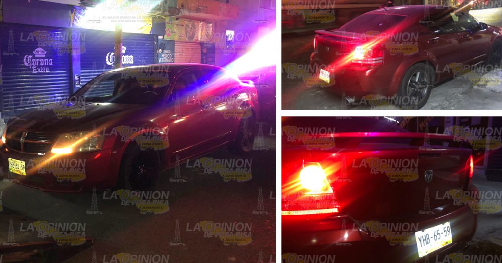 Por pasarse un alto, detienen a joven conductora en Poza Rica