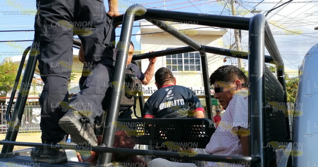 Tres detenidos por alterar el orden