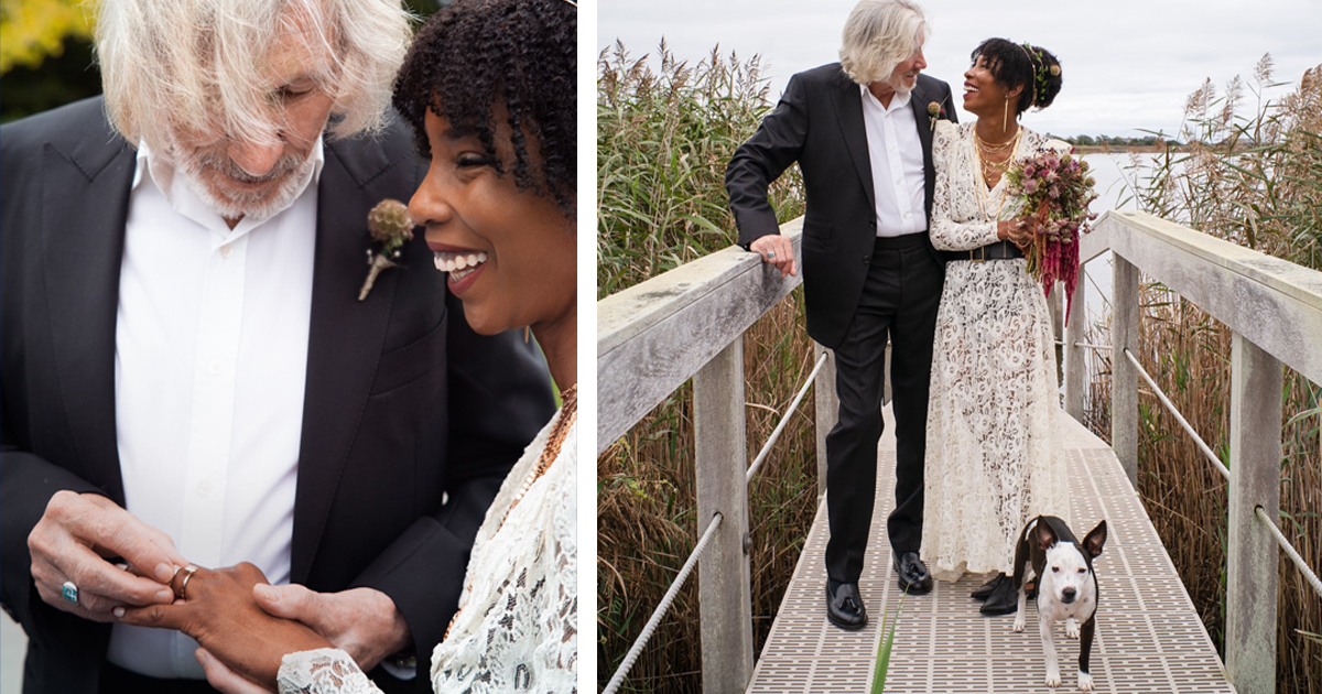 “Estoy muy feliz”: Roger Waters contrae nupcias por quinta vez
