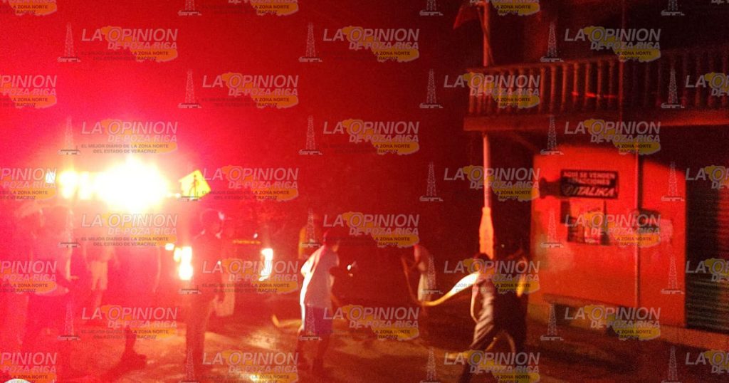 Se incendia vivienda en Álamo; un lesionado