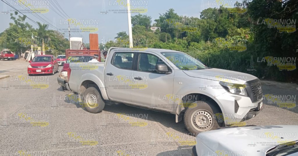 Chocan en el libramiento de Tuxpan