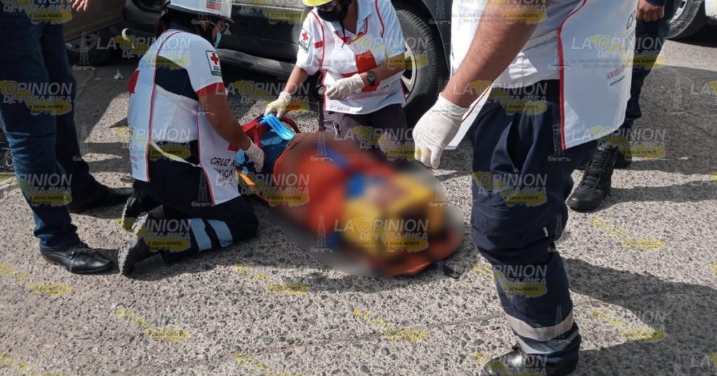 Mujeres heridas en choque con patrulla en la Tuxpan- Tamiahua