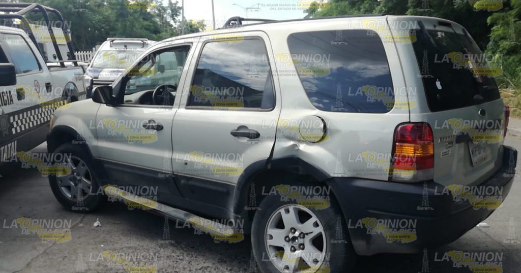 Mujeres heridas en choque con patrulla en la Tuxpan- Tamiahua