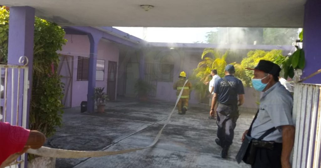 ¡Incendio en una cuartería!