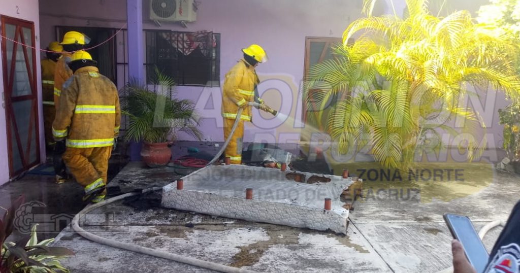 ¡Incendio en una cuartería!