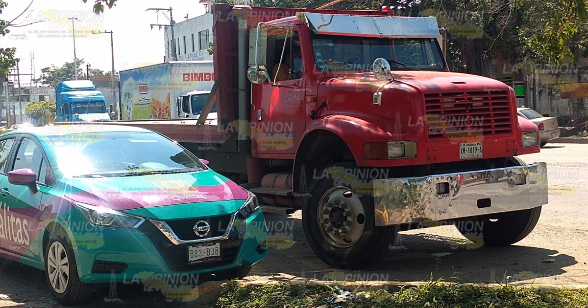 Taxi contra camión