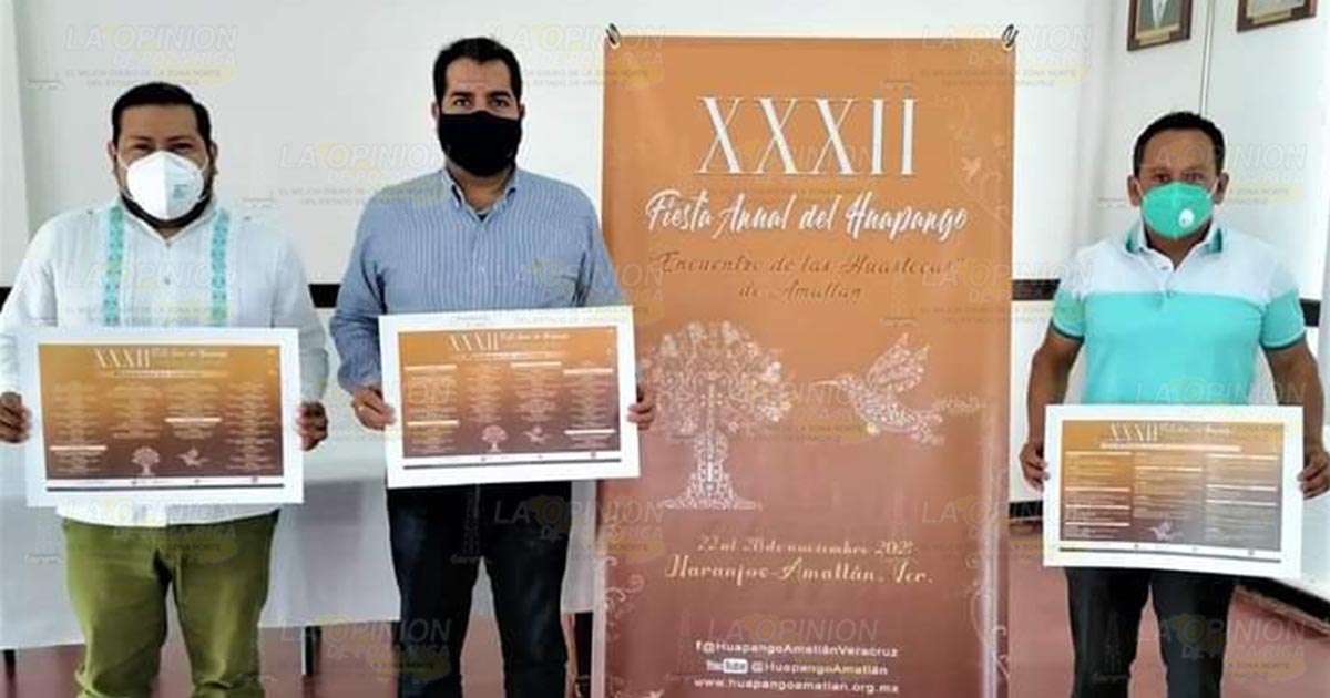 Anuncia alcalde de Naranjos Amatlán “Fiesta Anual del Huapango”