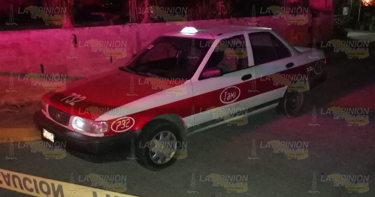 Asesinan a taxista a balazos