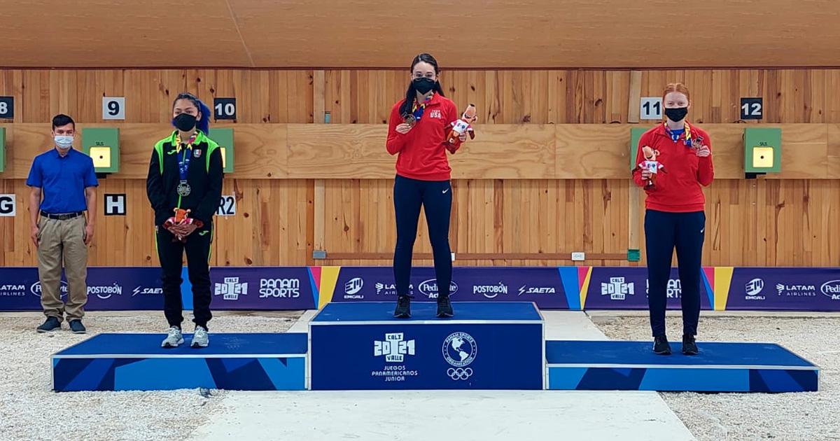 Elizabeth Nieves conquista plata en inicio del tiro deportivo panamericano juvenil